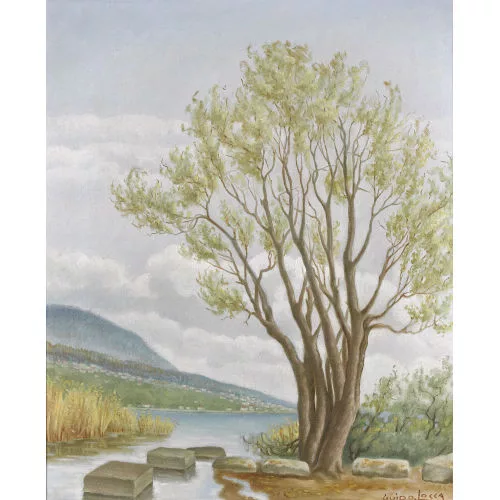 Guido Locca — Uferpartie am Neuenburgersee.