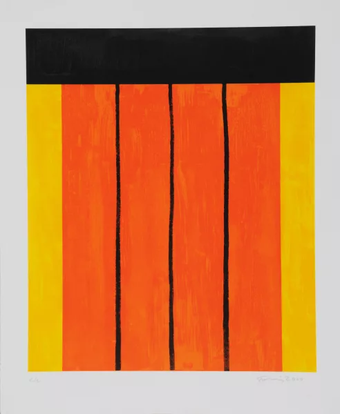 Günther Förg — Blatt 2 aus "Erker-Suite", 2000