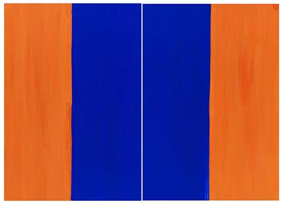 Günther Förg — Ohne Titel (2 Blatt)