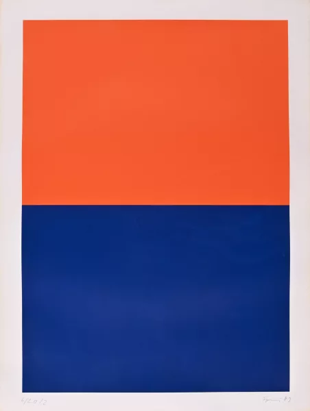 Günther Förg — 4 Blätter: Ohne Titel, 1987
