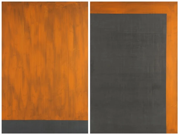 Günther Förg — 2 Bleibilder: Ohne Titel (Nr. 12 und 13), 1991/99