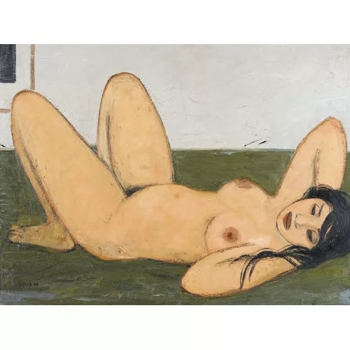 Gustav Stettler — Liegender weiblicher Akt.