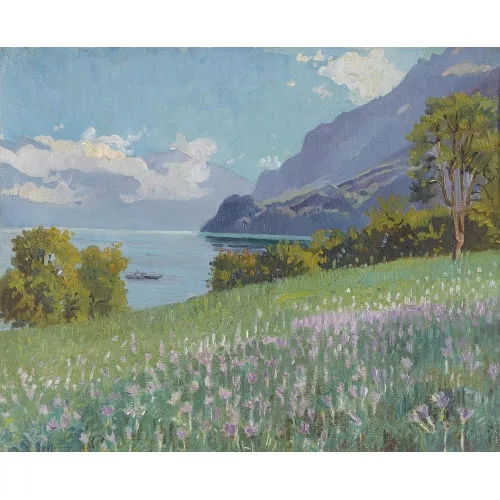 Gustav von Steiger — "Am Brienzersee".