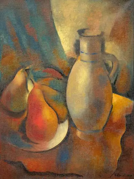 GUSTAVE BUCHET — Poires et pichet. 1960. — Koller Auktionen