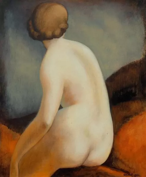 GUSTAVE BUCHET — Nu de dos. 1942. — Koller Auktionen