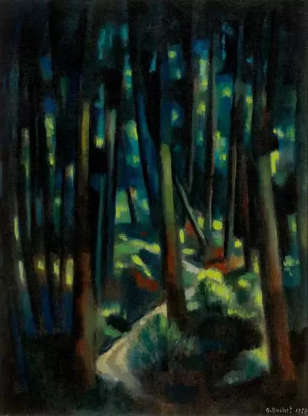 GUSTAVE BUCHET — Sous-bois, 1957. — Koller Auktionen