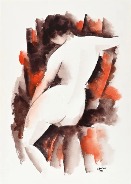 Gustave Buchet — Frauenakt, 1961