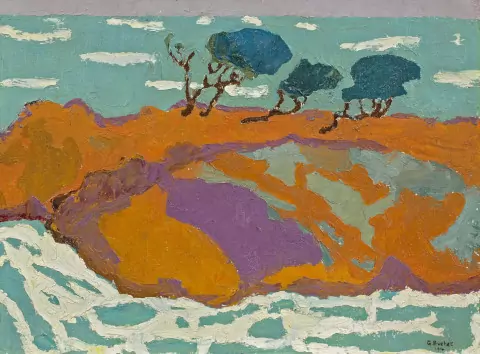 Bord de la mer à Agay, 1914