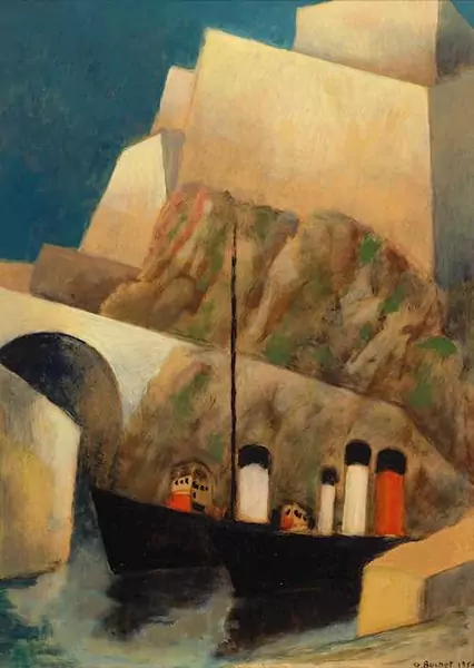GUSTAVE BUCHET — Le fort St-Jean, Marseille. 1953. — Koller Auktionen