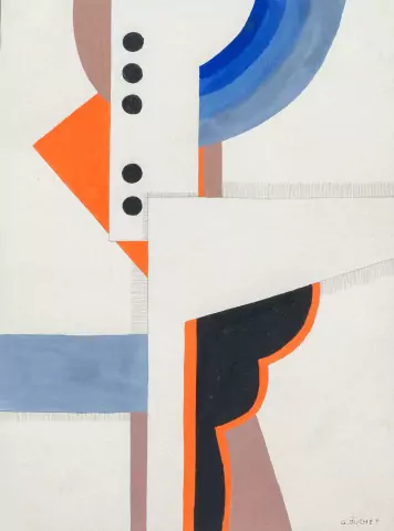 Composition aux cinq points, um 1922
