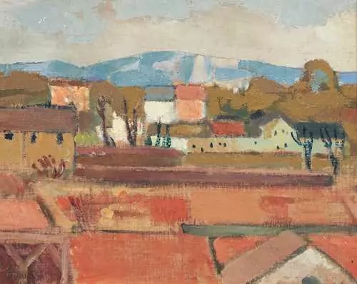GUSTAVE BUCHET — Paysage du Salève. Um 1913. — Koller Auktionen