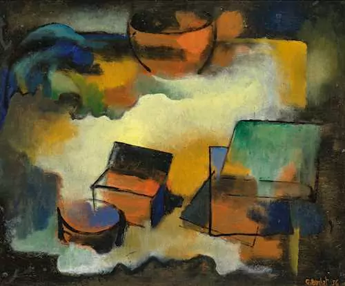 GUSTAVE BUCHET — Nature morte aux livres. 1956. — Koller Auktionen