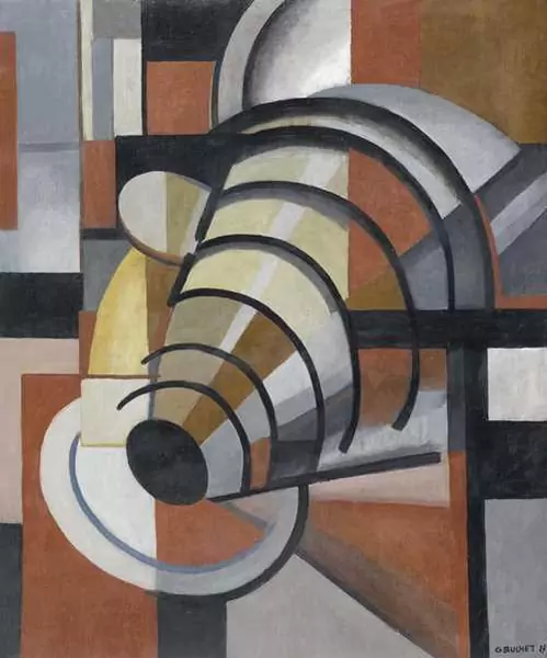 GUSTAVE BUCHET — Futorismo. 1927. Verso: Frauenakt. 1940. — Koller Auktionen