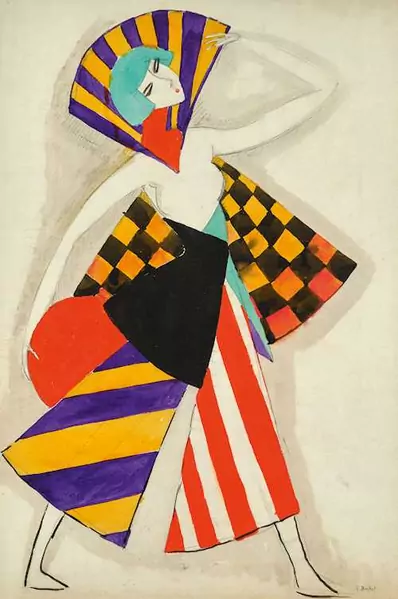 GUSTAVE BUCHET — Costume de théâtre, projet. Wohl 1920–24. — Koller Auktionen