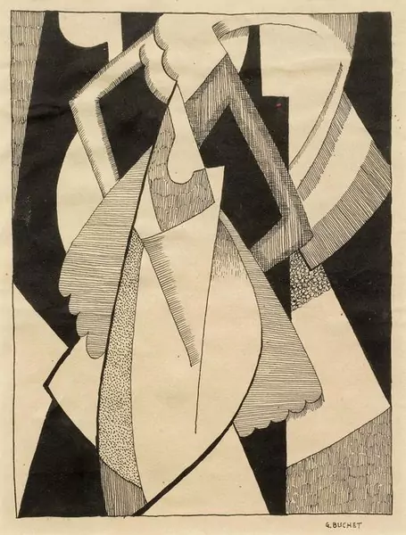 GUSTAVE BUCHET — Abstrakte Komposition. — Koller Auktionen