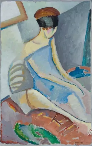 Jeune fille au bandeau, 1917
