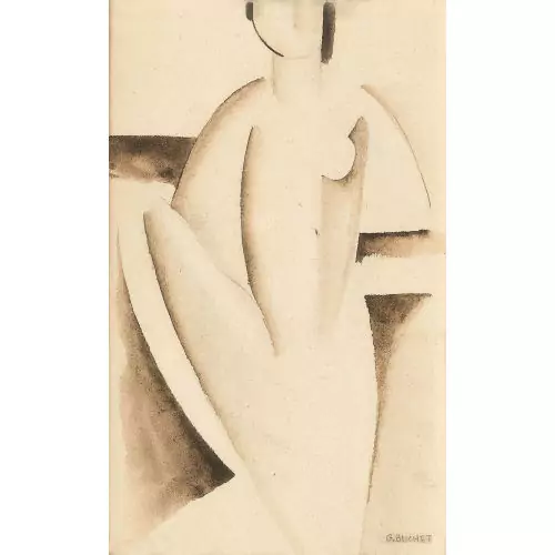 Abstrakte Frauenfigur