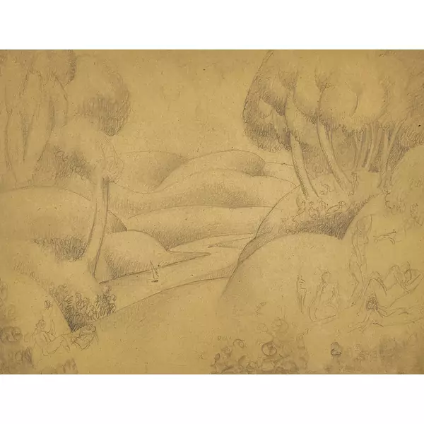 "Paysage allégorique"
