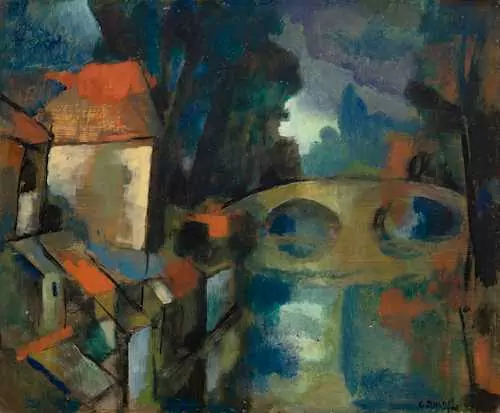 GUSTAVE BUCHET — Le Loing à Nemours. 1956. — Koller Auktionen