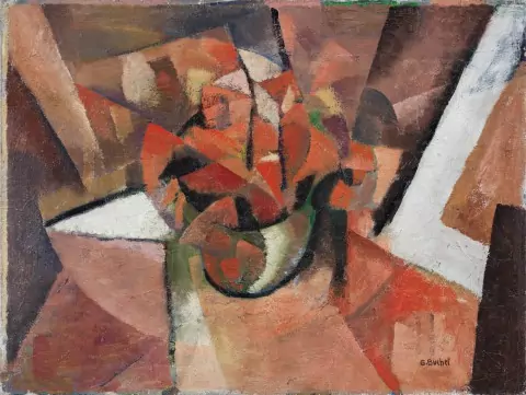 Le bouquet rose, 1917