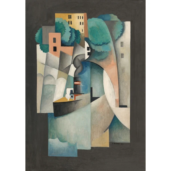 Gustave Buchet — BATEAU À VAPEUR, 1929STEAMER, 1929