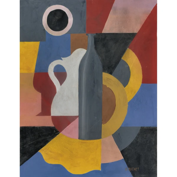 Gustave Buchet — COMPOSITION CUBISTECUBIST COMPOSITION