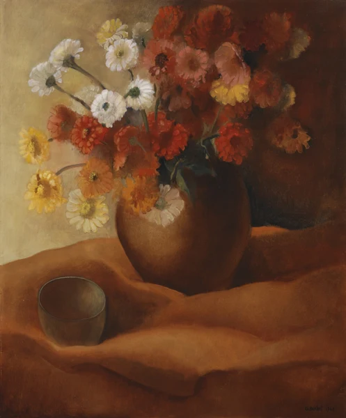 Gustave Buchet — Nature morte aux fleurs, 1942