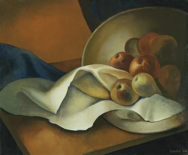 Gustave Buchet — NATURE MORTE AUX FRUITS, 1938STILL LIFE WITH FRUIT, 1938
