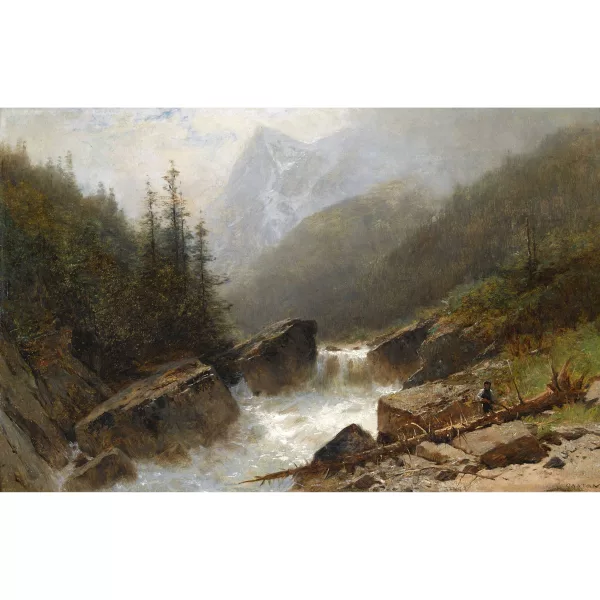 Gustave Castan — "Environs de Rosenlaui".