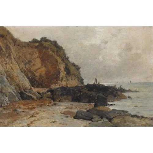 Gustave Castan — "À Concarneau".