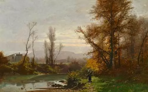 GUSTAVE CASTAN — Les Bords de l'Aire. — Koller Auktionen