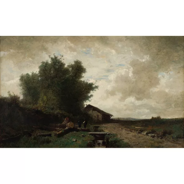 Gustave Castan — "Prés de Bourbon Lancy".