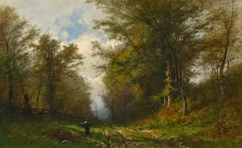 GUSTAVE CASTAN — Environs de villes sur Mer, Normandie. 1869. — Koller Auktionen