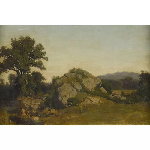 Gustave Castan — "Dans la vallée du Rhône".