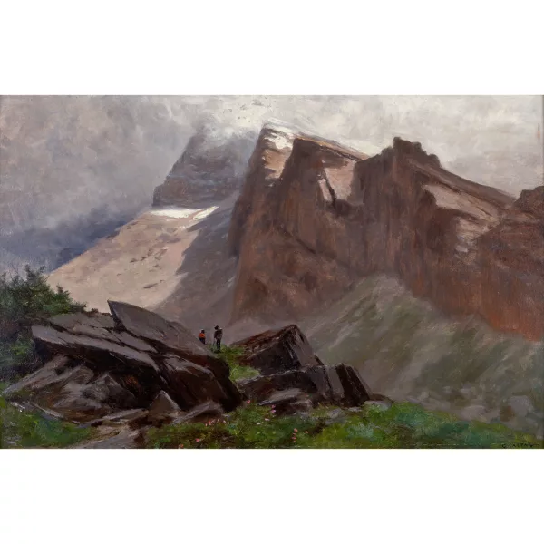 Gustave Castan — "Rinderhorn. Berne".