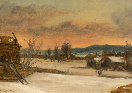 Gustave Castan — Paysage d'hiver