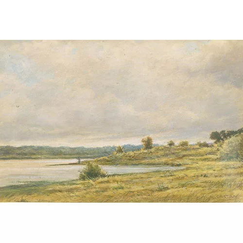 Gustave Castan — Partie an einem Fluss.