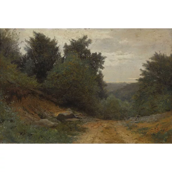 Gustave Castan — Der Waldweg.