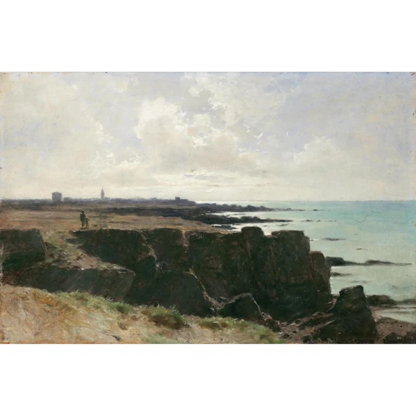 Gustave Castan — BORD DE L'OCEAN AT THE COAST
