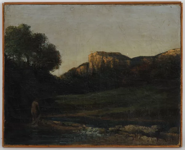 Gustave Courbet — Gustave Courbet (1819-1877), \\Paysage avec