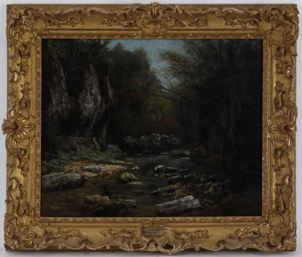 Gustave Courbet — Le ruisseau de la Brême, près d'Ornans au Puits-Noir