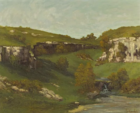 Gustave Courbet — Source de la Loire