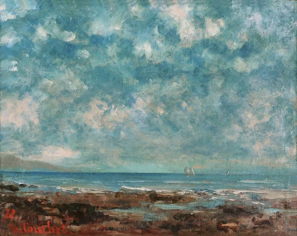 Gustave Courbet — Lac Léman, 1877