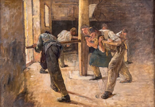 Gustave Jeanneret — Gustave Jeanneret (1847-1927), Etude pour le tableau