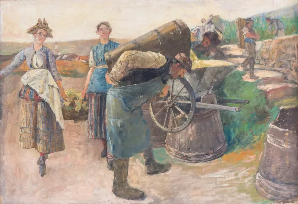 Gustave Jeanneret — Les vendanges,