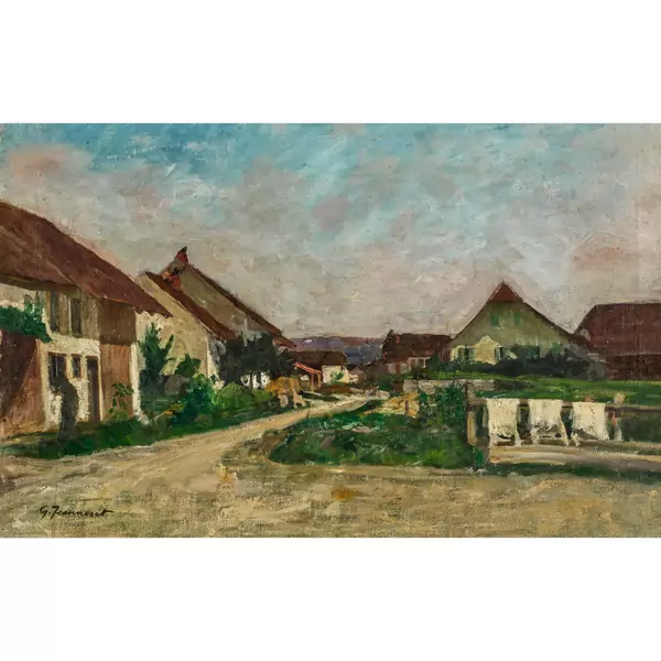 Paysage de village