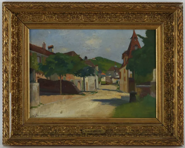Gustave Jeanneret — Gustave Jeanneret (1847-1927), \\Village de
