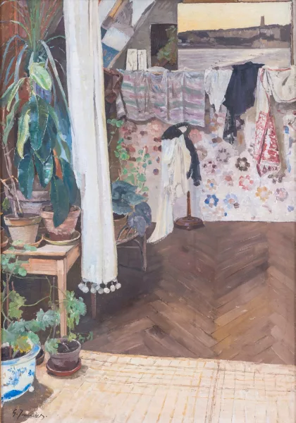 Gustave Jeanneret — Gustave Jeanneret (1847-1927), L'atelier ,1890,