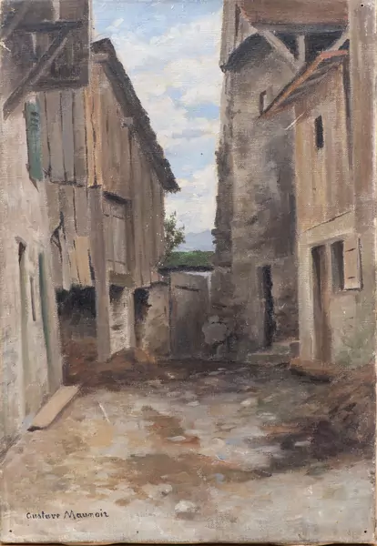 Gustave Maunoir (1872-1943), "Ruelle d'Hermance" — DognyAuction