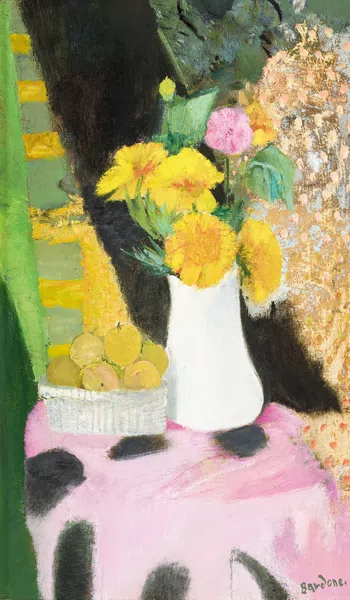 Guy Bardone — La nappe rose,